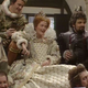 Clockwise: Daniel Thorndike, Tim McInnerny, Miranda Richardson, Rowan Atkinson, Stephen Fry, Hugh Laurie, Roger Blake, Tony Robinson (BBC One)